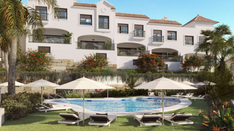 Málaga provints, Estepona – ridaelamuboksid uues elamukompleksis